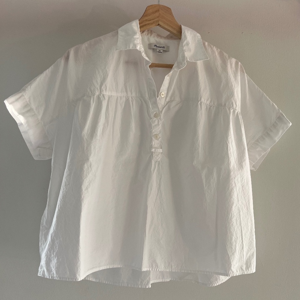Madewell Collared Boxy Button-Up
